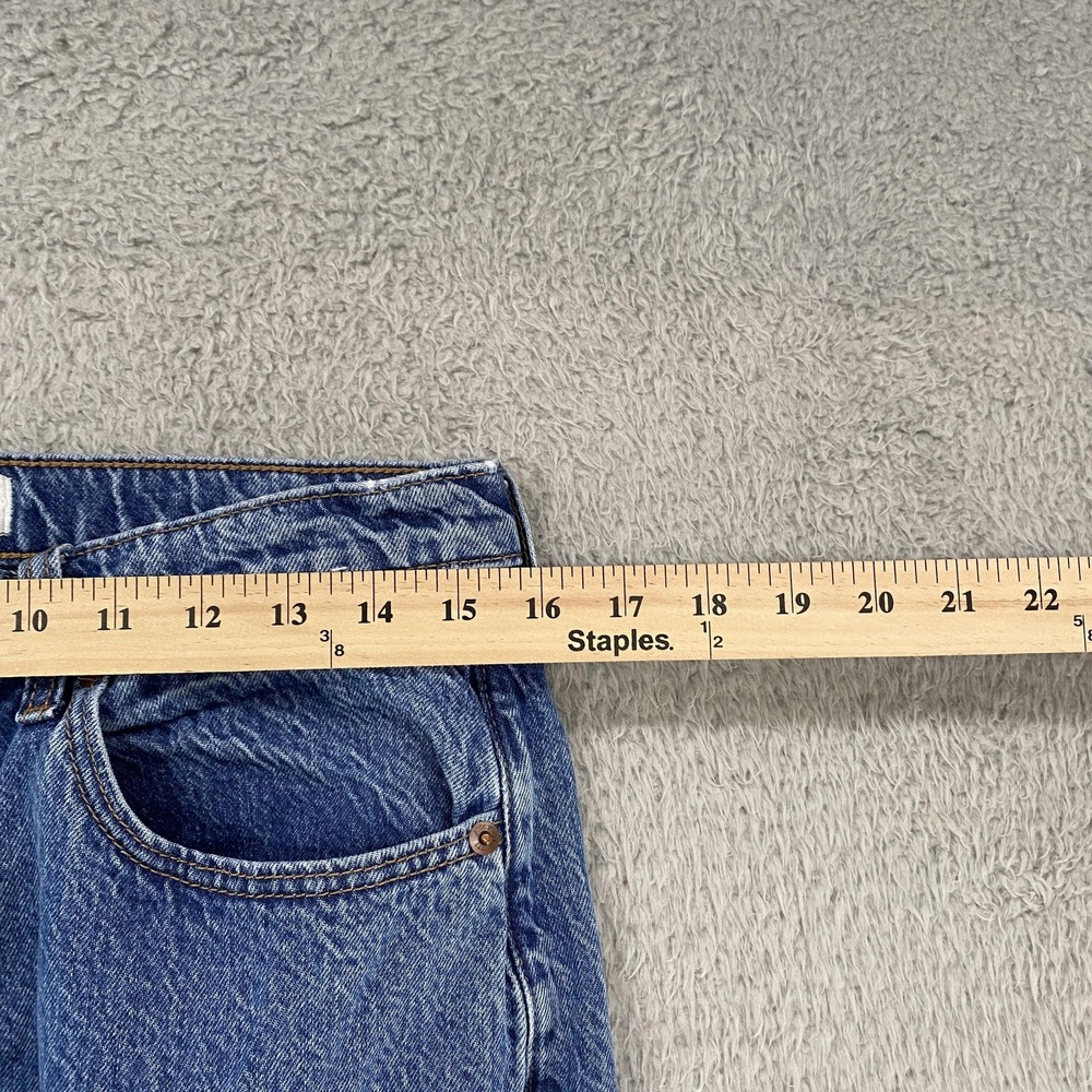 Abercrombie & Fitch Loose High Rise Jeans Womens 30 Blue Straight Relaxed Denim - Picture 4 of 14